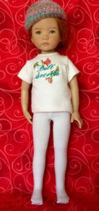 13" Effner Little Darling Solid Color Tights