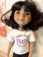 14.5" Fashion Friends Embroidered T-shirt