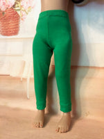 12" Ruby Red Galleria SIBLIES Solid Color Leggings