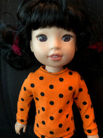 Print Long Sleeve T-shirt 14" Wellie Wishers