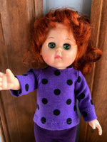 8" Ginny/MA Wendy Print Long Sleeve T-shirt