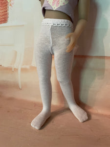 12"  Ruby Red Galleria SIBLIES Solid Color Tights