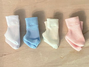 12" Ruby Red Galleria Siblies Solid Color Ankle Socks