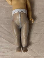 8" Ginny Metallic Mesh Party Tights