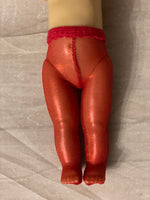 8" Ginny Metallic Mesh Party Tights