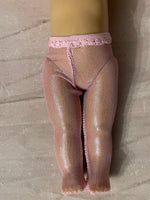 8" Ginny Metallic Mesh Party Tights