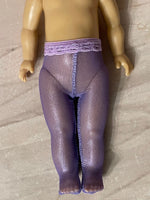 8" Ginny Metallic Mesh Party Tights