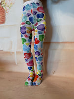 12" Ruby Red Galleria Siblies VALENTINE TIGHTS