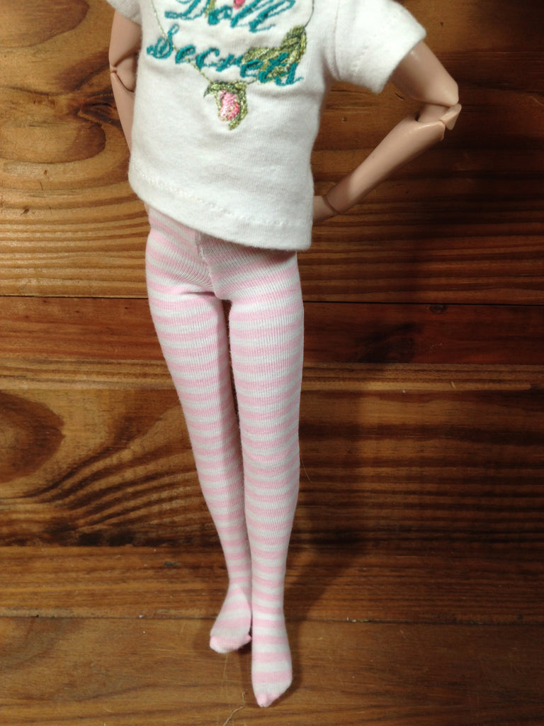 12" Tonner Anne or Marley or 14" Patience Print Tights