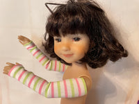 14.5" Fashion Friends Print arm warmers