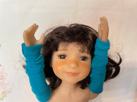 14.5" Ruby Red Galleria Fashion Friends Solid Color Arm Warmers