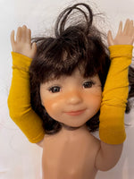 14.5" Ruby Red Galleria Fashion Friends Solid Color Arm Warmers