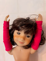 14.5" Ruby Red Galleria Fashion Friends Solid Color Arm Warmers