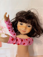 14.5" Fashion Friends Print arm warmers