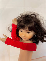 14.5" Ruby Red Galleria Fashion Friends Solid Color Arm Warmers