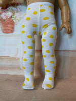 Springtime / Easter Tights for 18" American Girl doll