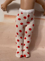 Valentine Tights for 10" Patsy or Ann Estelle Doll