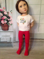 16" A Girl for All Time Solid Color Tights