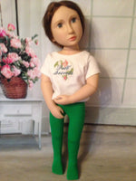 16" A Girl for All Time Solid Color Tights