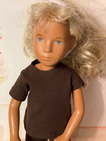 16" Sasha Solid Color Short Sleeve Crew Neck T-Shirt