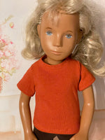 16" Sasha Solid Color Short Sleeve Crew Neck T-Shirt