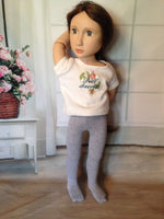 16" A Girl for All Time Solid Color Tights