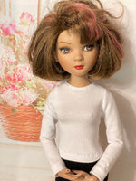 16" Ellowyne Jewel Neck Solid Color T-shirt