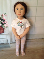 16" A Girl for All Time Solid Color Tights