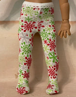 Christmas Tights for 11" Meadow Dolls Dumplings dolls
