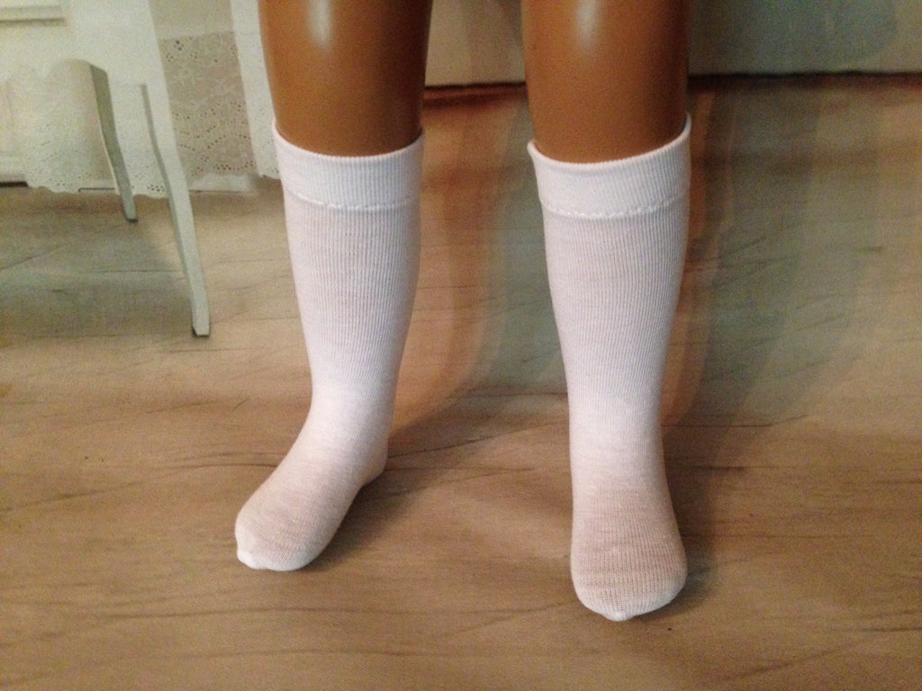 16" A Girl for All Time Solid Color Knee Socks