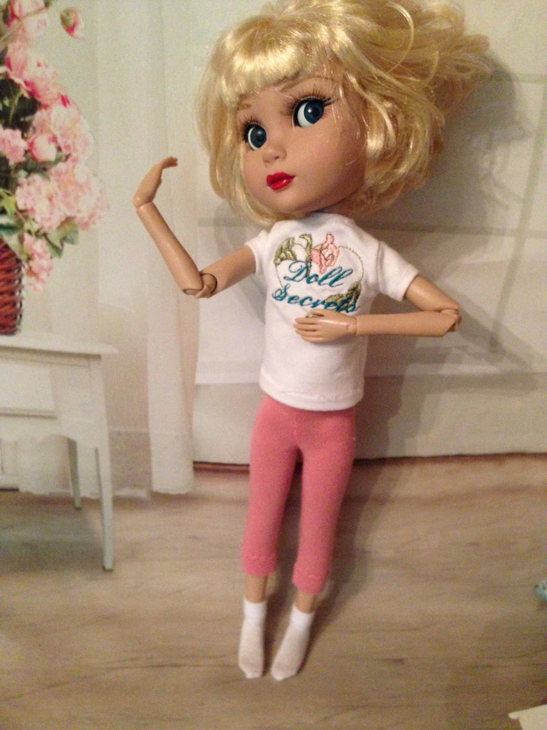 12" Tonner Anne or Marley or 14" Patience solid color capris