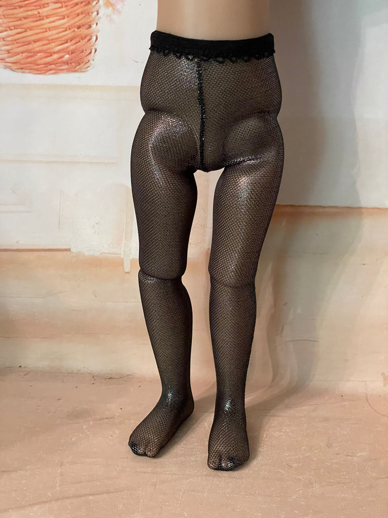 14.5" Ruby Red Galleria Fashion Friends Metallic Party Tights