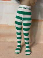 Christmas Tights for 12"  Ruby Red Galleria Siblies dolls