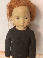 13" Effner Little Darling Solid Color Long Sleeve T-shirt