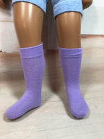 16" A Girl for All Time Solid Color Knee Socks