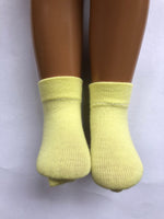 16" My Friend Mandy Solid Color Ankle Socks