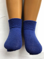 16" My Friend Mandy Solid Color Ankle Socks