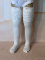 13" Effner Little Darling Solid Color Tall Thigh High Socks
