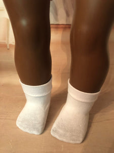 Solid Color Ankle Socks for 18" American Girl doll