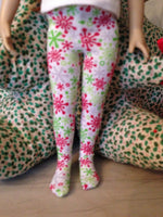 13" Effner Little Darling Print Tights