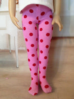 13" Effner Little Darling Print Tights