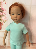 13" Effner Little Darling Solid Color Short Sleeve T-shirt