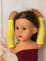 19.5" Gotz Happy Kidz Solid Color Arm Warmers