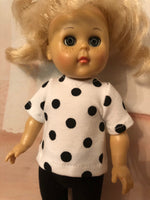 8" Ginny/MA Wendy Print Short Sleeve T-shirt