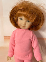 8" Effner Heartstrings Solid Color Long Sleeve T-shirt