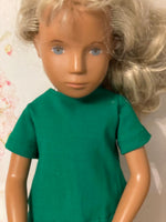 16" Sasha Solid Color Short Sleeve Crew Neck T-Shirt