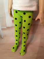 13" Effner Little Darling Print Tights