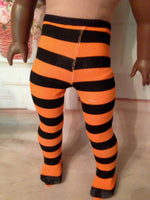 Halloween Tights for 18" American Girl doll