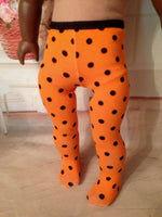 Halloween Tights for 18" American Girl doll