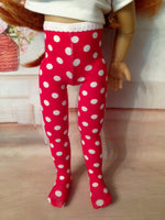 18" Kidz n Cats Christmas Tights